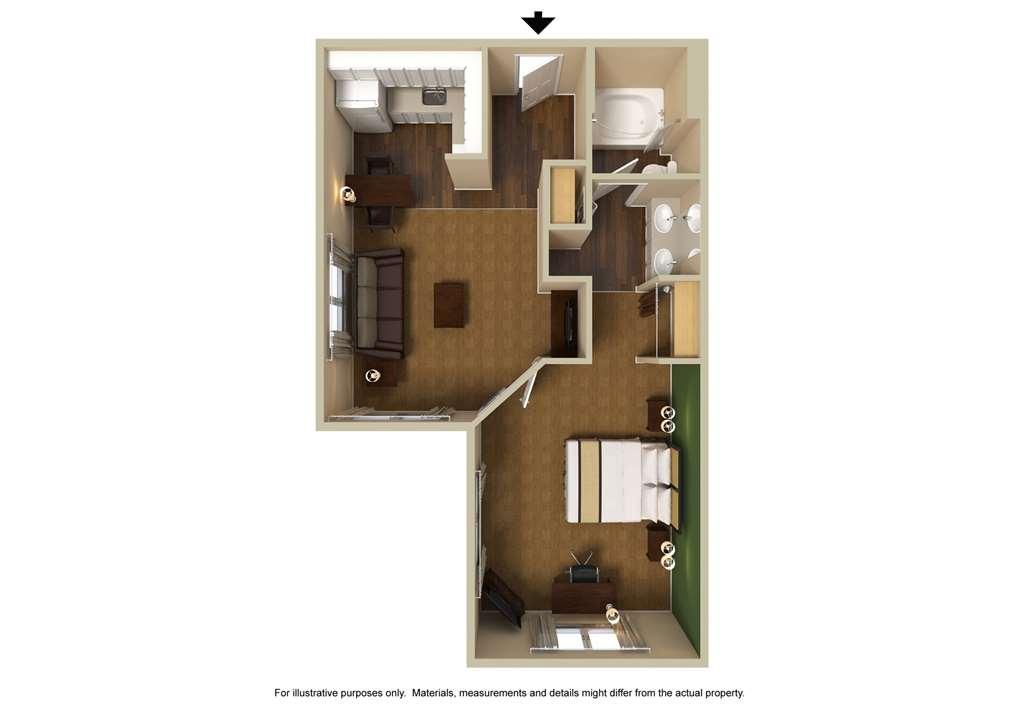 Extended Stay America Suites - Dallas - Las Colinas - Green Park Dr Irving Oda fotoğraf